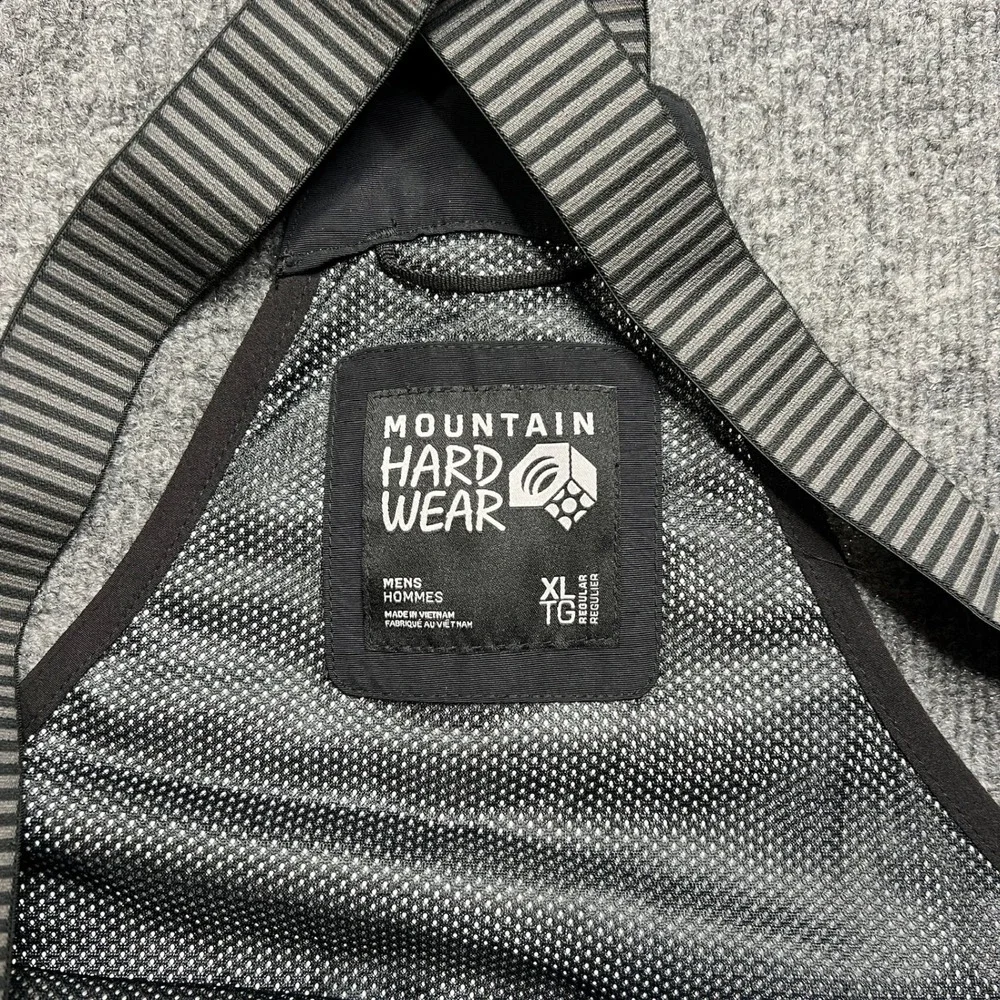 Mountain Hardwear First Tracks Bib Men's XL Black Ski Snowboard Pants OM0646-010